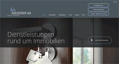 Desktop Screenshot of niederer.com